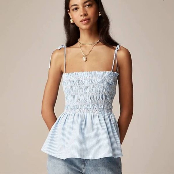 NWT! J. Crew Paloma Top in Stripe, Size M - Picture 1 of 7